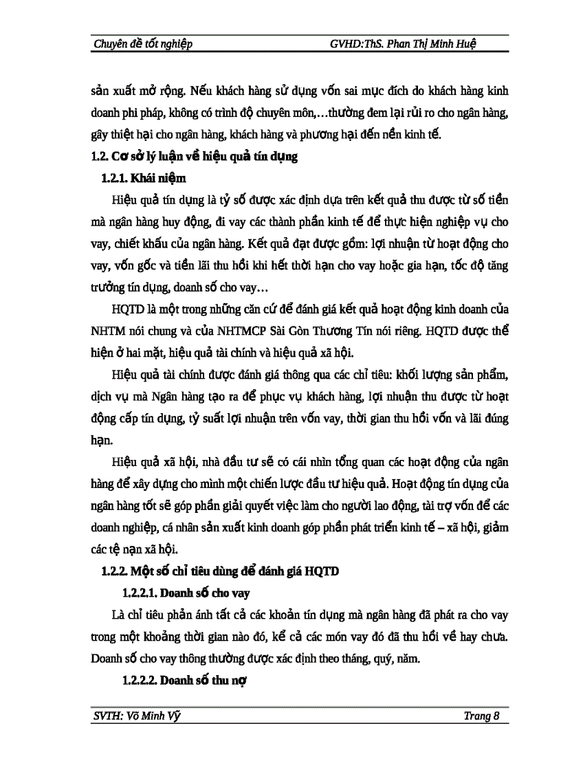 image for page Luận văn Phân tích tình hình tín dụng của ngân hàng sacombank chi nhánh chợ lớn