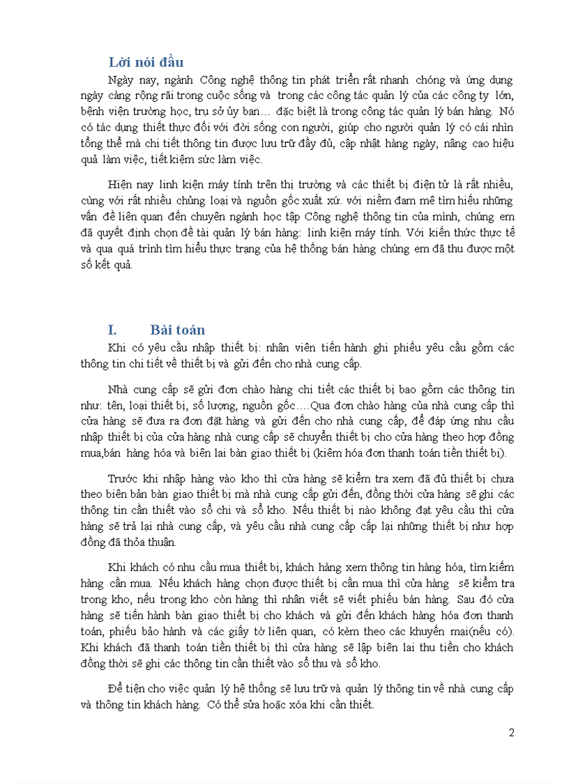 image for page Quản lý bán hàng linh kiện máy tính