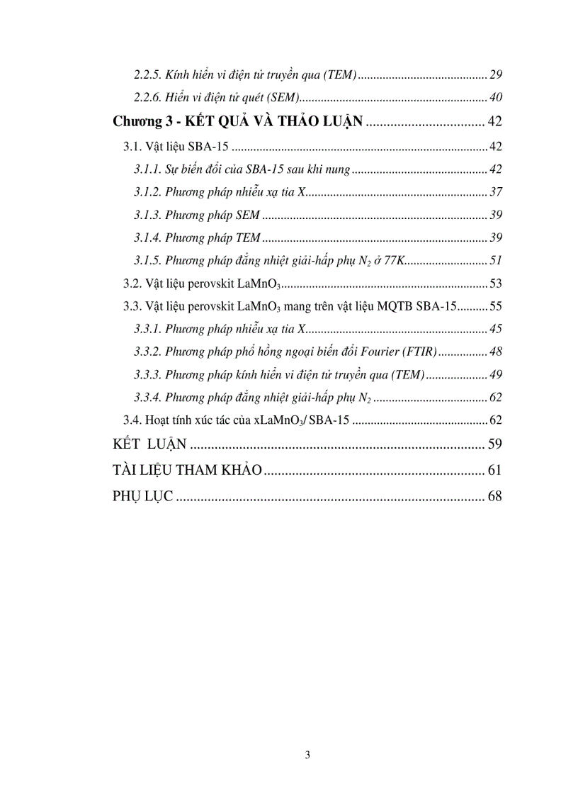 image for page Tổng hợp nghiên cứu các đặc trưng và hoạt tính của perovskit mang trên vật liệu mao quản trung bình SBA 15