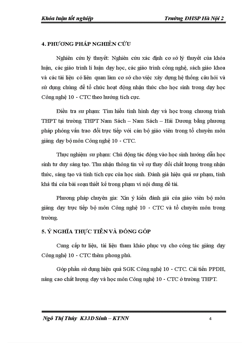 image for page Phân tích nội dung xây dựng tư liệu thiết kế bài giảng nhằm nâng cao chất lượng dạy và học môn Công nghệ 10 THPT