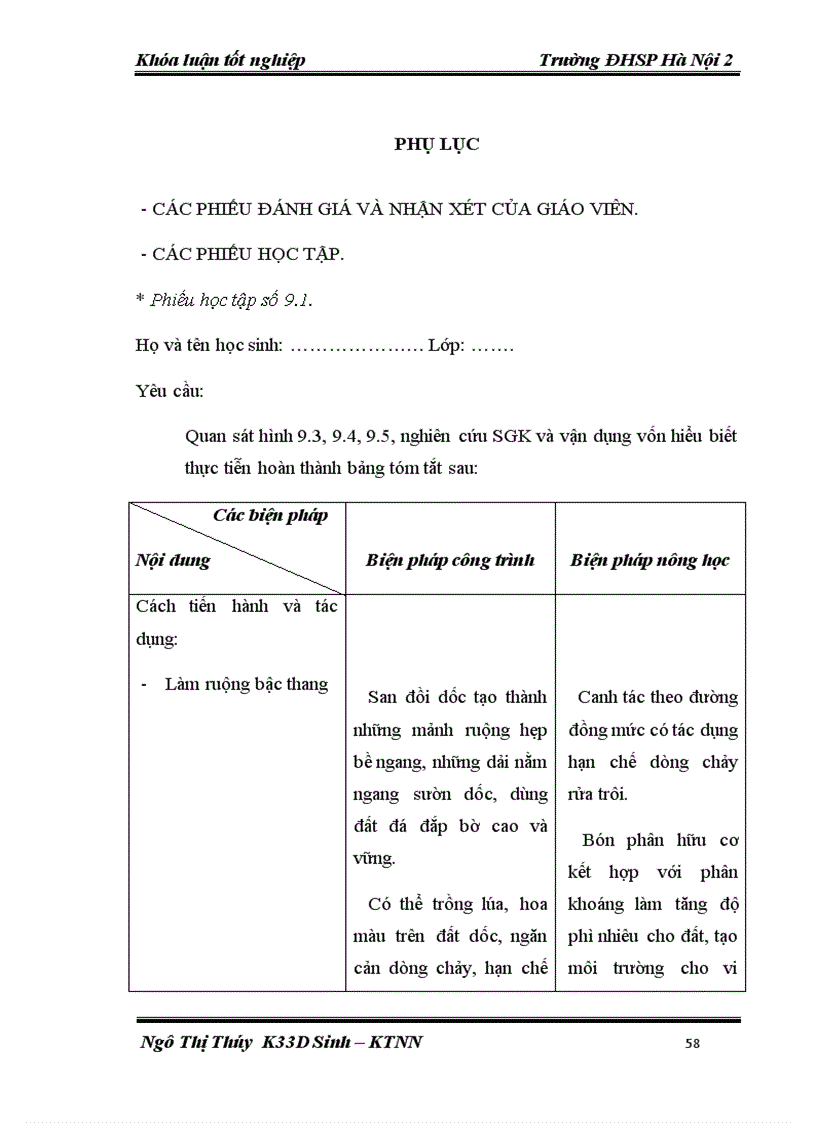 image for page Phân tích nội dung xây dựng tư liệu thiết kế bài giảng nhằm nâng cao chất lượng dạy và học môn Công nghệ 10 THPT