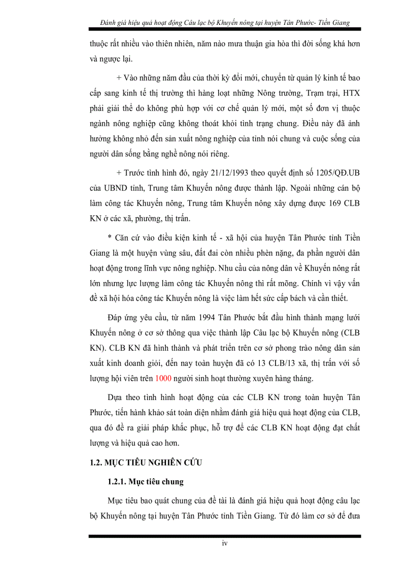 image for page Đánh giá hiệu quả hoạt động câu lạc bộ Khuyến nông tại huyện Tân Phước tỉnh Tiền Giang