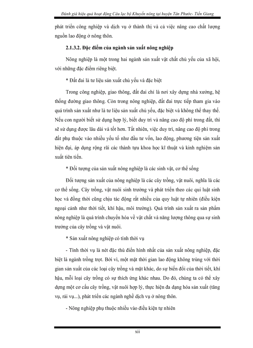 image for page Đánh giá hiệu quả hoạt động câu lạc bộ Khuyến nông tại huyện Tân Phước tỉnh Tiền Giang