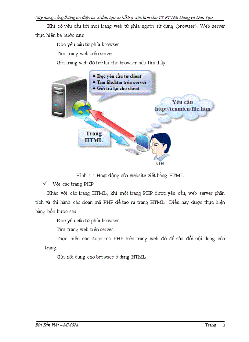 image for page Ứng dụng mã nguồn mở xây dựng cổng thông tin điện tử về đào tạo và hỗ trợ việc làm cho trung tâm Phát triển nội dung và Đào tạo trường CĐ CNTT Hữu Nghị Việt Hàn
