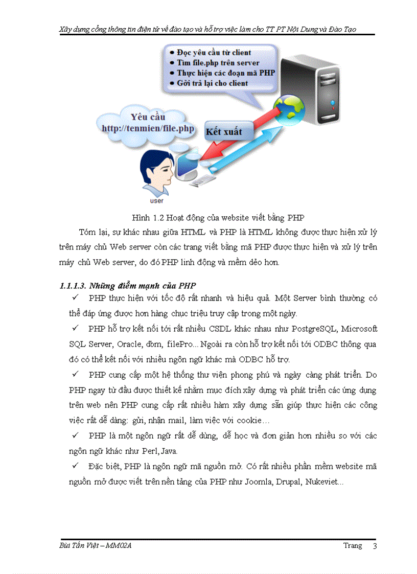 image for page Ứng dụng mã nguồn mở xây dựng cổng thông tin điện tử về đào tạo và hỗ trợ việc làm cho trung tâm Phát triển nội dung và Đào tạo trường CĐ CNTT Hữu Nghị Việt Hàn