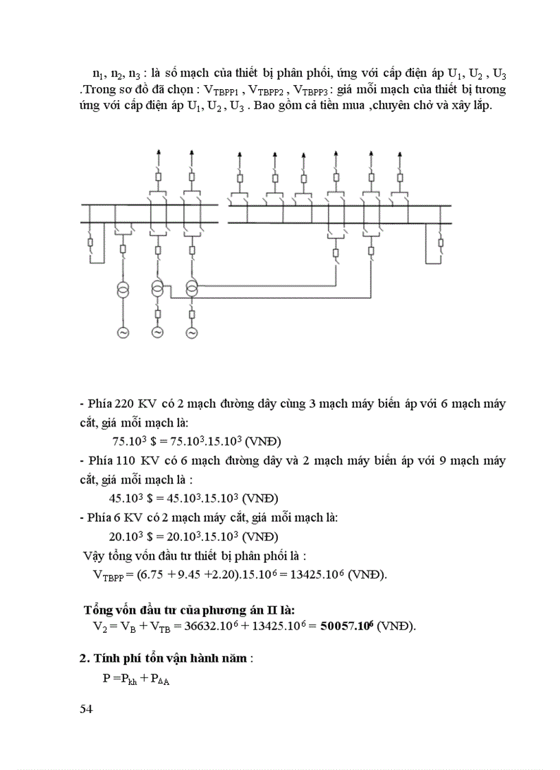 image for page Thiết kế phần điện nhà máy nhiệt điện gồm 3 tổ máy công suất mỗi máy là 100 MW Nhà máy có nhiệm vụ cung cấp điện cho phụ tải điện áp máy phát phụ tải điện áp trung và phát công suất th