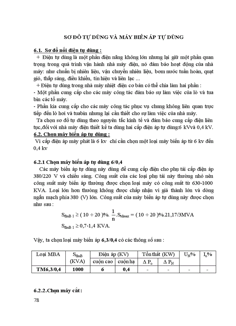 image for page Thiết kế phần điện nhà máy nhiệt điện gồm 3 tổ máy công suất mỗi máy là 100 MW Nhà máy có nhiệm vụ cung cấp điện cho phụ tải điện áp máy phát phụ tải điện áp trung và phát công suất th