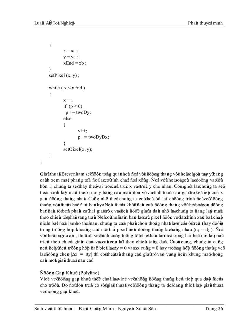 image for page Cơ sở toán học trong đồ hoạ máy tính