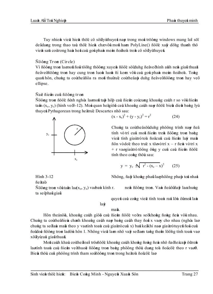 image for page Cơ sở toán học trong đồ hoạ máy tính