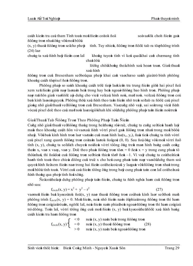 image for page Cơ sở toán học trong đồ hoạ máy tính