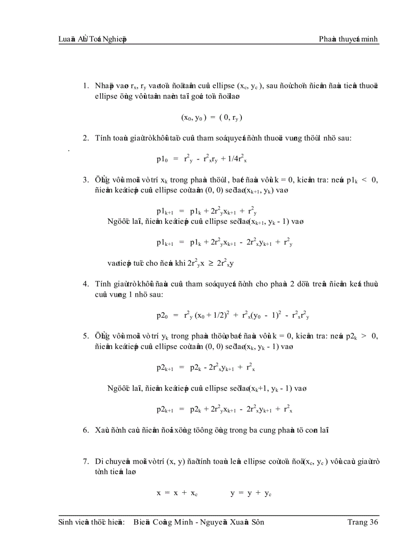 image for page Cơ sở toán học trong đồ hoạ máy tính