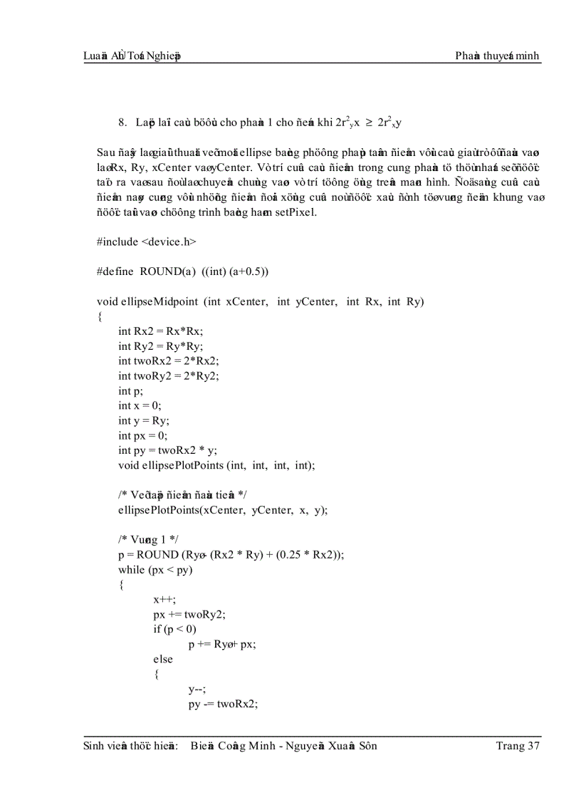 image for page Cơ sở toán học trong đồ hoạ máy tính