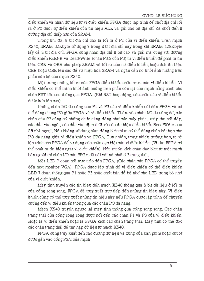 image for page Một số ứng dụng trên KIT UP2 hãng Altera