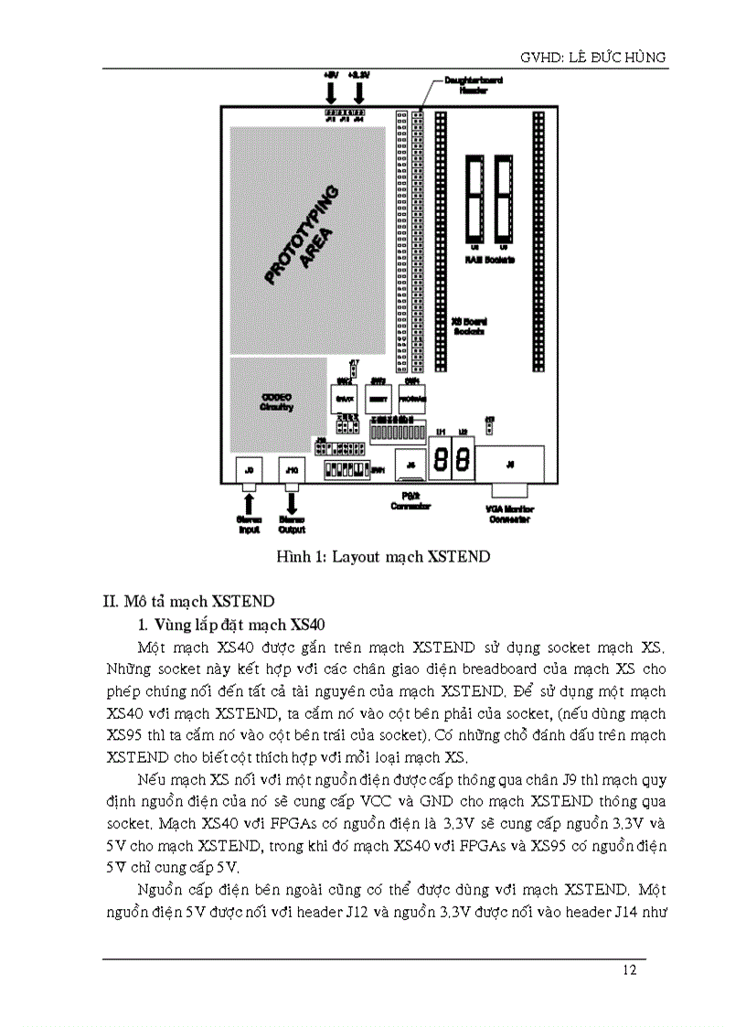image for page Một số ứng dụng trên KIT UP2 hãng Altera