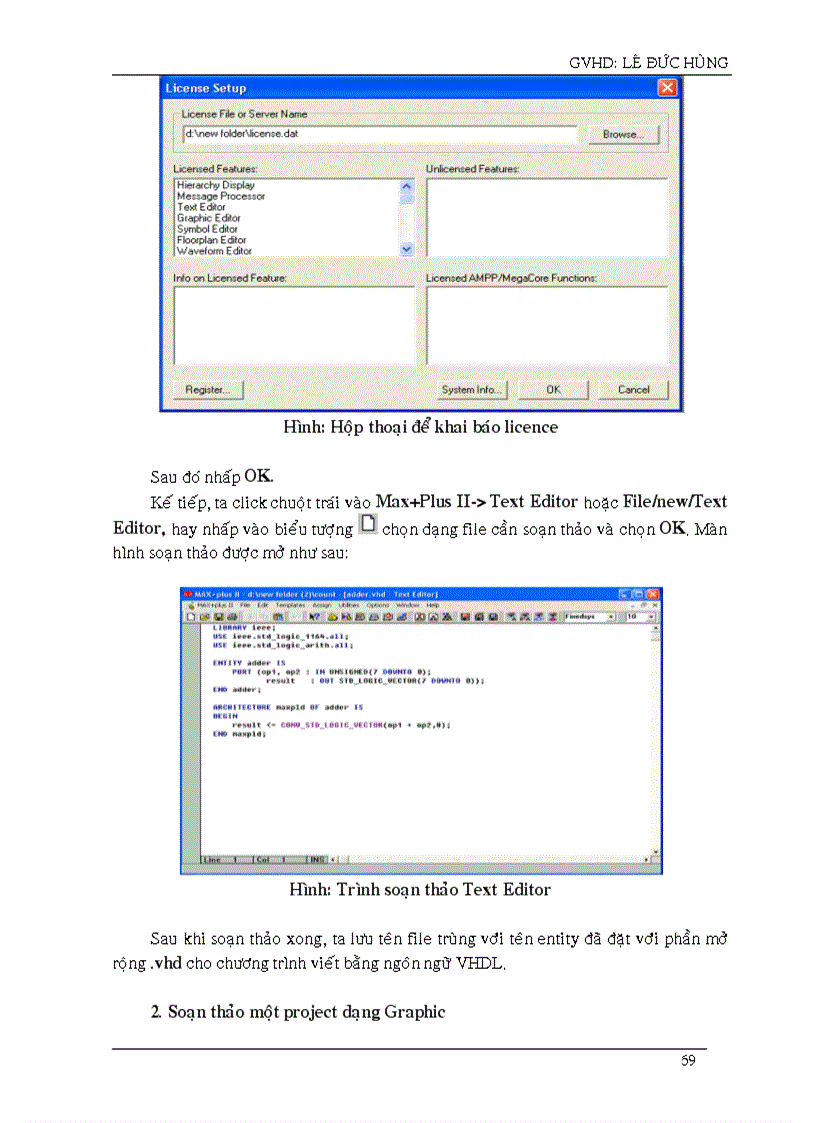 image for page Một số ứng dụng trên KIT UP2 hãng Altera
