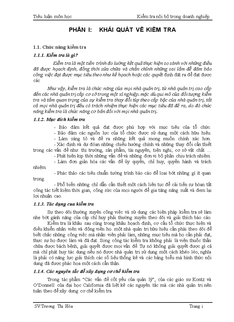 image for page Quản trị học Kiểm tra nội bộ trong doanh nghiệp