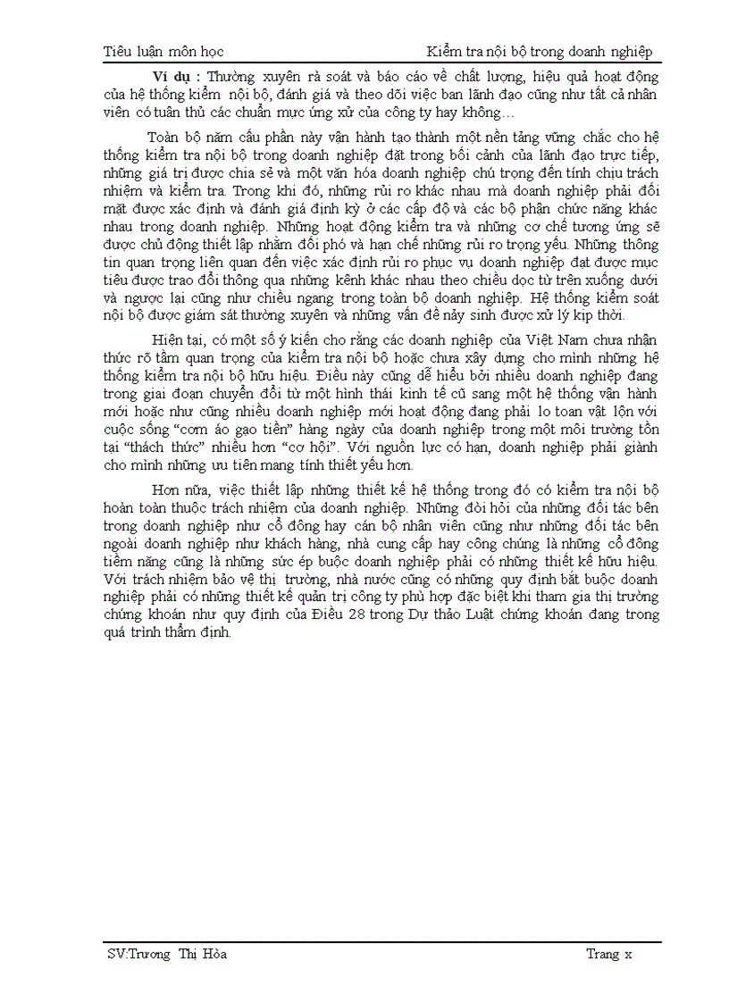 image for page Quản trị học Kiểm tra nội bộ trong doanh nghiệp