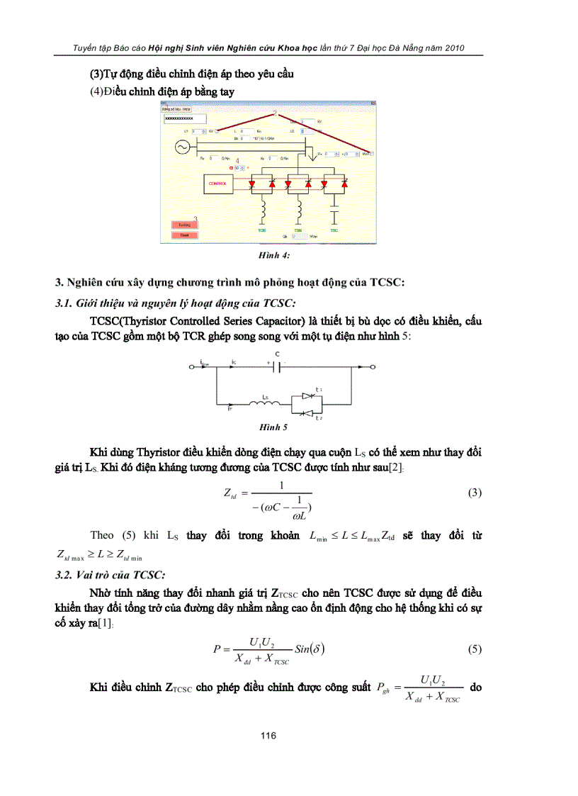 image for page Nghiên cứu xây dựng chương trình mô phỏng sử dụng thiết bị svc và tcsc để điều khiển nâng cao ổn định hệ thống điện