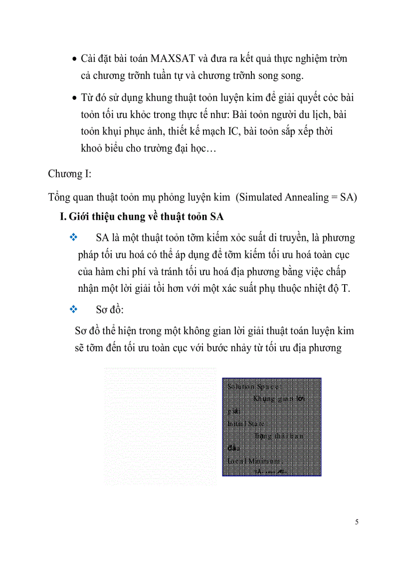 image for page Thuật toán luyện kim song song Parallel Simulated Annealing Algorithms giải quyết bài toán max sat