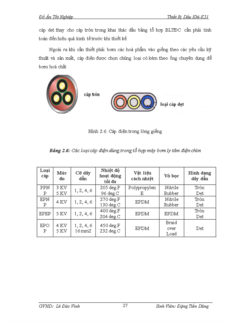 image for page Tính toán lựa chọn bơm ly tâm điện chìm dùng trong khai thác dầu tại giàn khoan MPS 03 mỏ Bạch Hổ