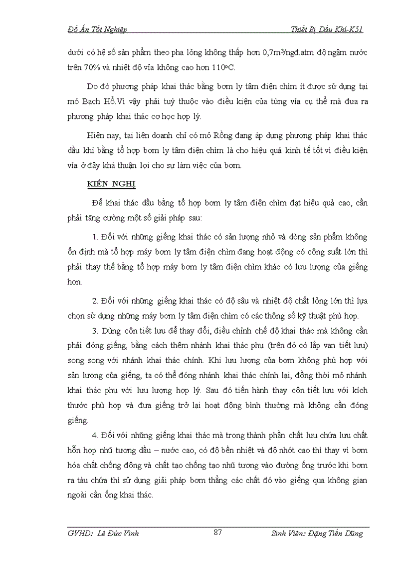 image for page Tính toán lựa chọn bơm ly tâm điện chìm dùng trong khai thác dầu tại giàn khoan MPS 03 mỏ Bạch Hổ