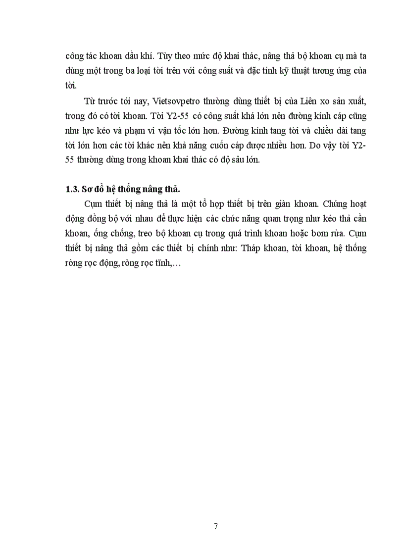 image for page Nghiên cứu tời khoan Y2 55 sử dụng trong khoan khai thác dầu khí