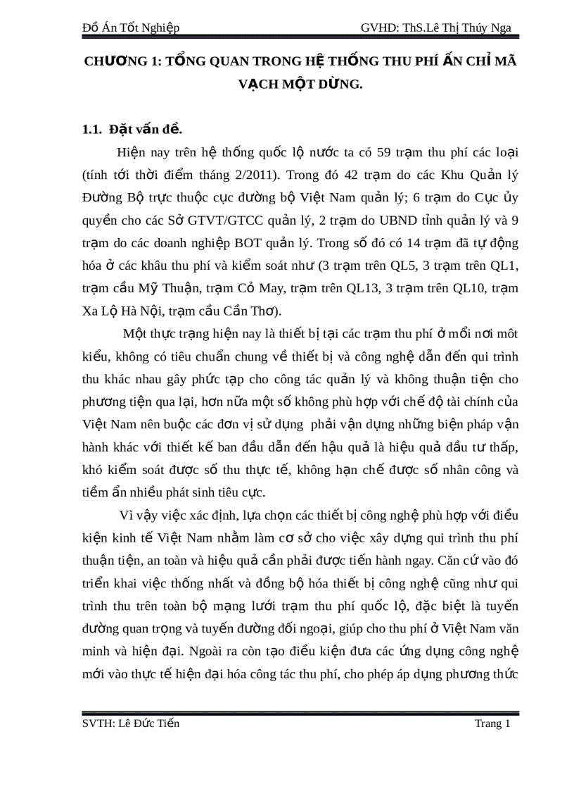 image for page Đồ án Nghiên cứu lắp đặt hệ thống thu phí ẩn chỉ mã vạch một dừng