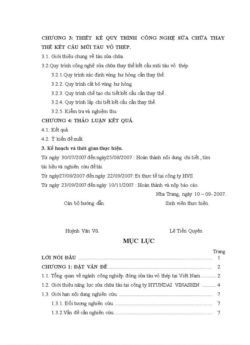 image for page Thiết kế quy trình công nghệ sửa chữa thay thế kết cấu mũi tàu vỏ thép tàu hàng trọng tải 43500 tấn của công ty Huyndai Vinasin