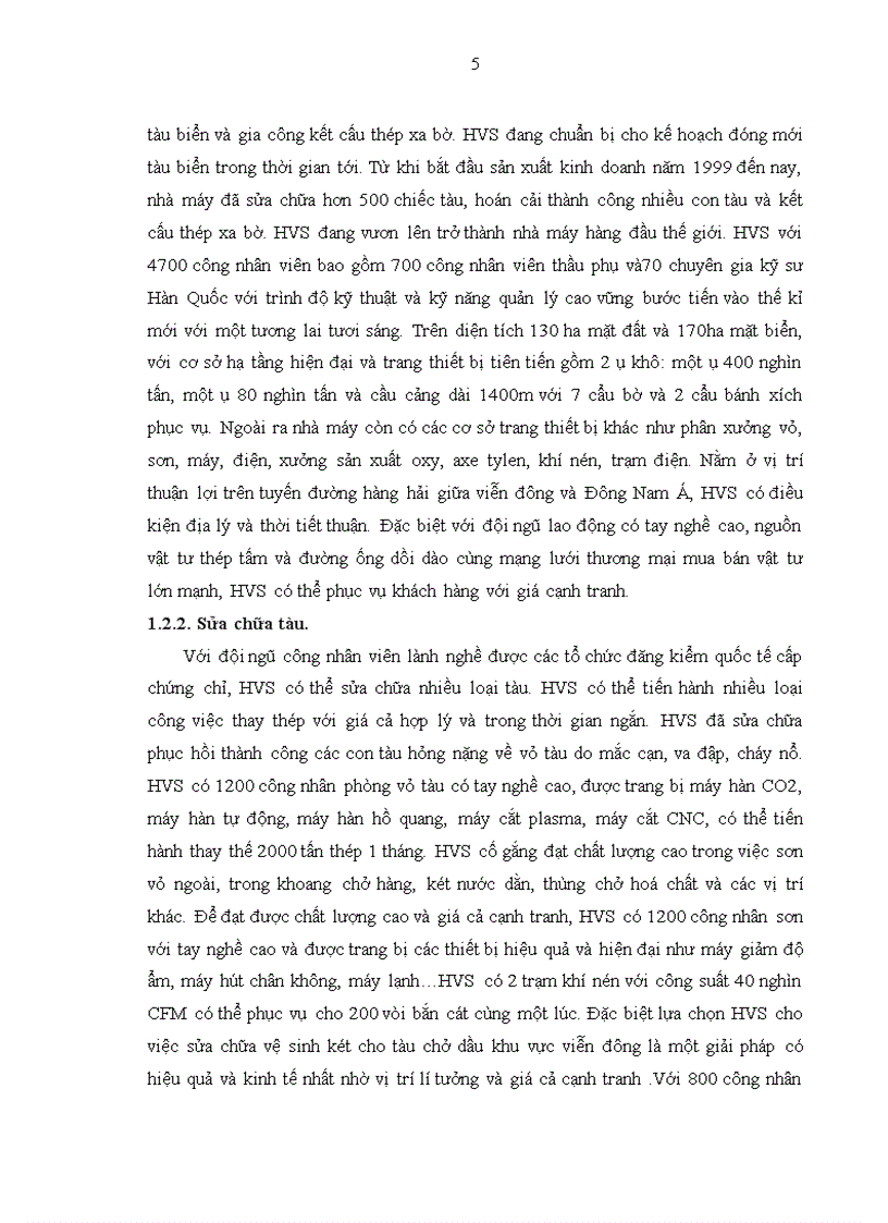 image for page Thiết kế quy trình công nghệ sửa chữa thay thế kết cấu mũi tàu vỏ thép tàu hàng trọng tải 43500 tấn của công ty Huyndai Vinasin