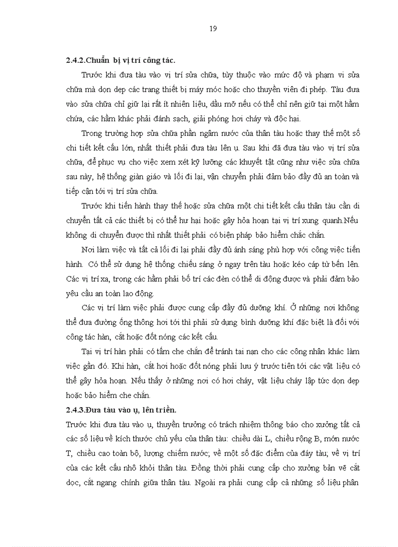 image for page Thiết kế quy trình công nghệ sửa chữa thay thế kết cấu mũi tàu vỏ thép tàu hàng trọng tải 43500 tấn của công ty Huyndai Vinasin