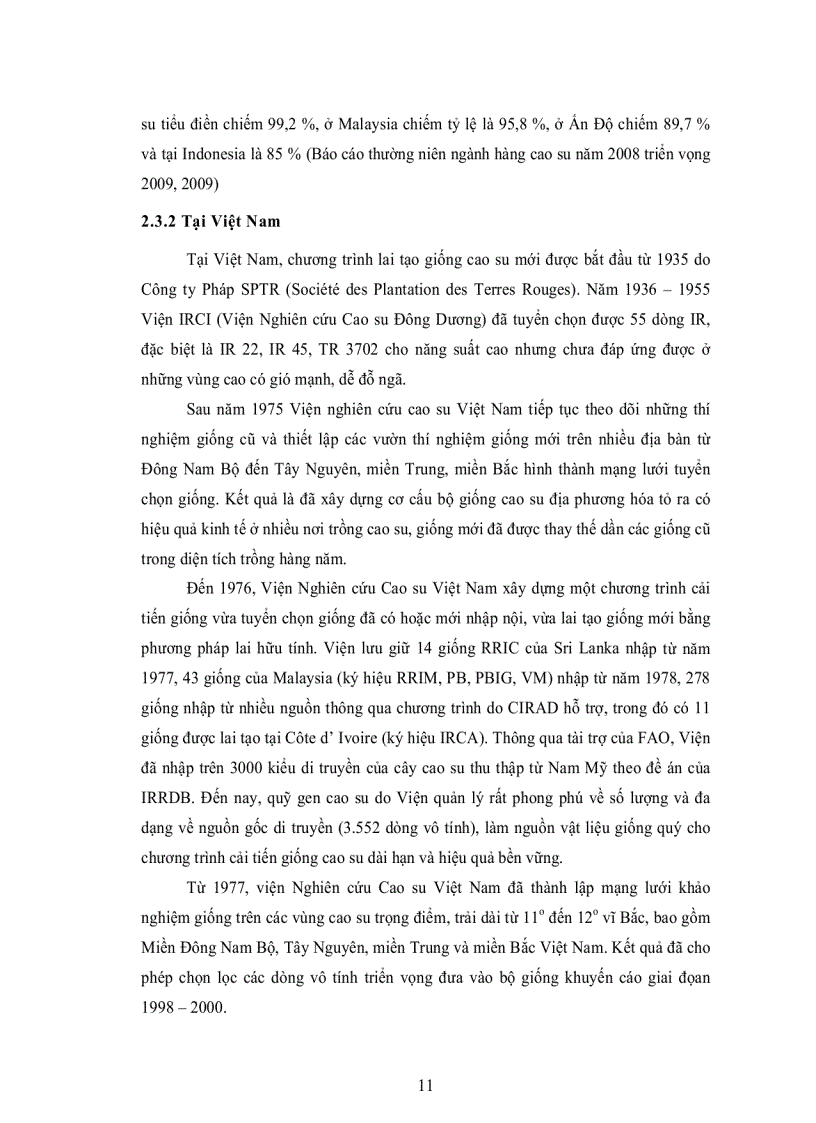 image for page Đánh giá khả năng sinh trưởng và năng suất mủ của năm dòng cao su vô tính tại Nông Trường An Bình Công ty Cổ Phần Cao su Đồng Phú tỉnh Bình Phước