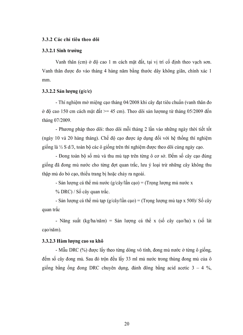 image for page Đánh giá khả năng sinh trưởng và năng suất mủ của năm dòng cao su vô tính tại Nông Trường An Bình Công ty Cổ Phần Cao su Đồng Phú tỉnh Bình Phước