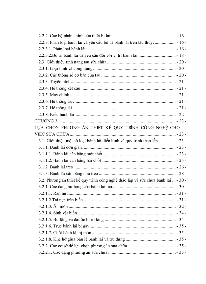 image for page Thiết kế quy trình công nghệ trong việc tháo lắp và sửa chữa bánh lái tàu hàng PASHA BULKER tải trọng 76 781 tấn tại công ty đóng tàu Huyndai Vinashin