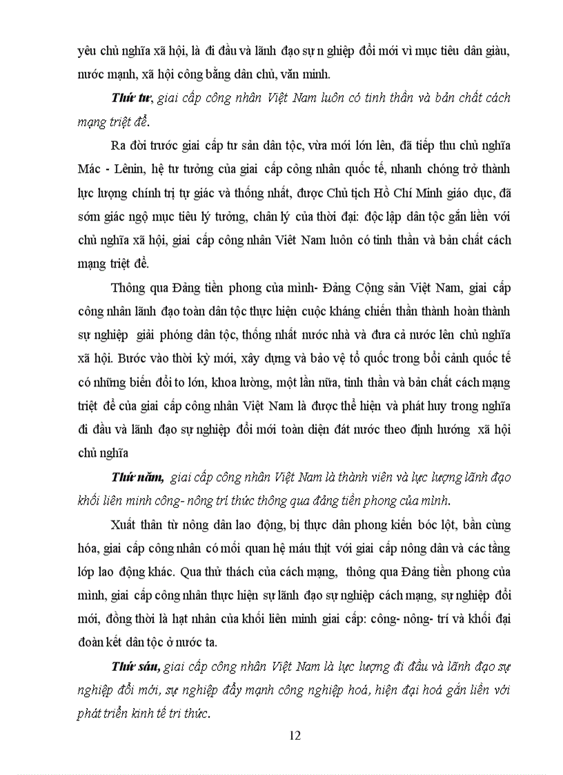 image for page Tiểu luận Giai cấp công nhân và phong trào công nhân Việt Nam từ khi ra đời cho đến năm 1930