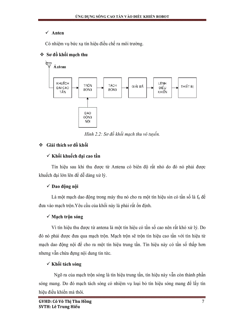 image for page Ứng dụng sóng cao tần vào điều khiển robot