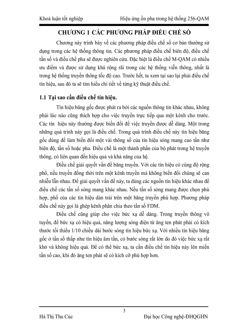 image for page Hiệu ứng ồn pha trong hệ thống 256 QAM