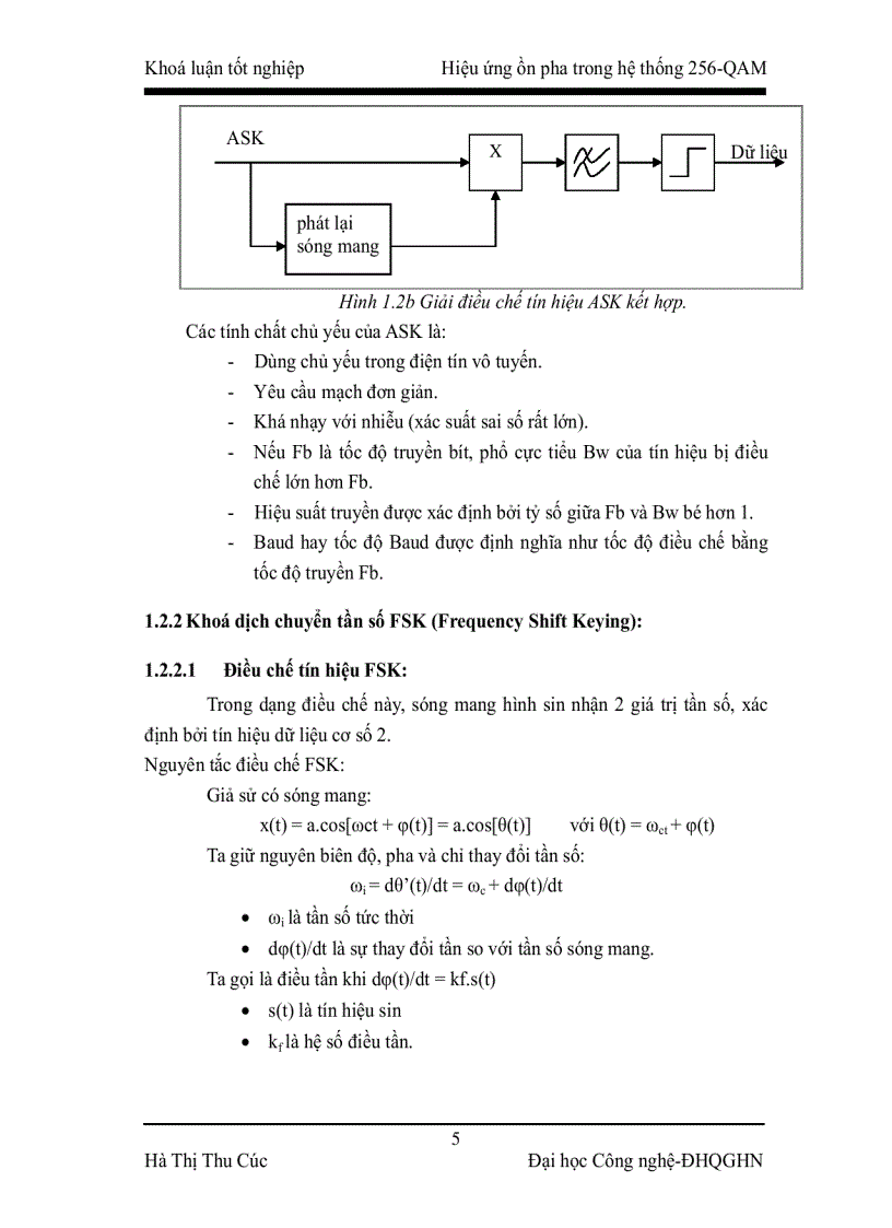 image for page Hiệu ứng ồn pha trong hệ thống 256 QAM