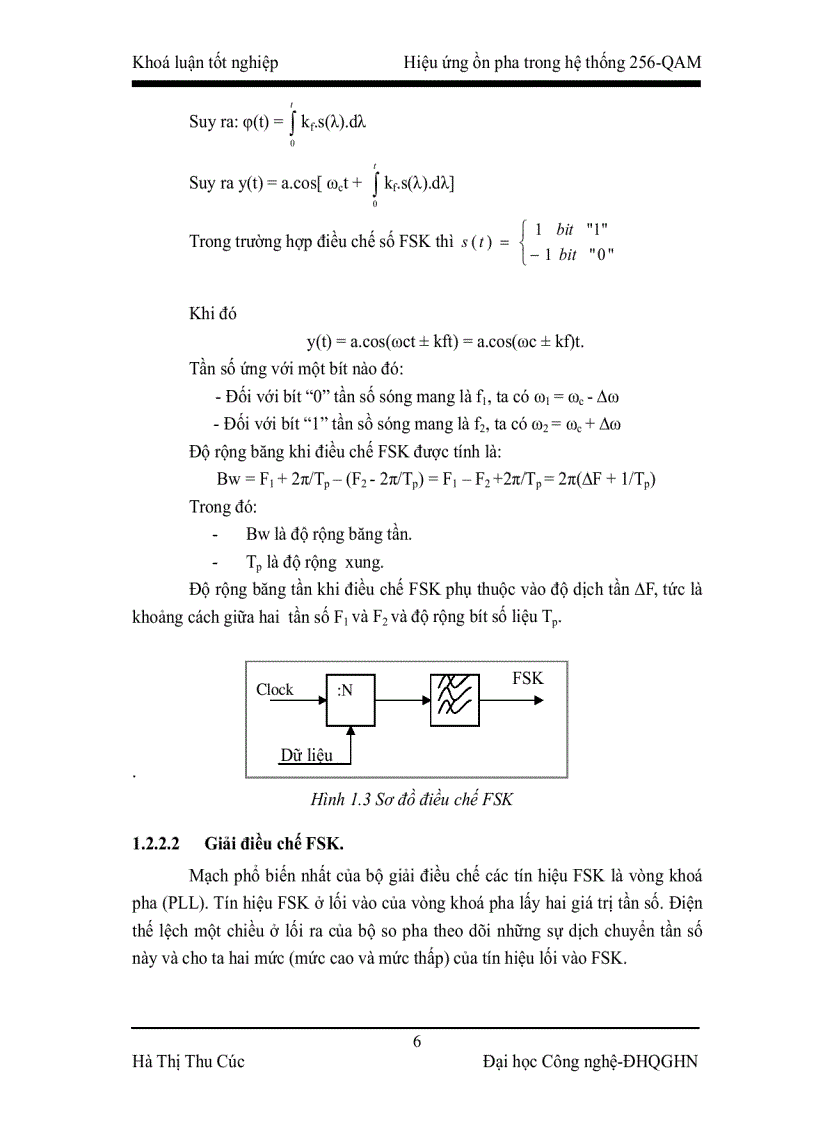 image for page Hiệu ứng ồn pha trong hệ thống 256 QAM