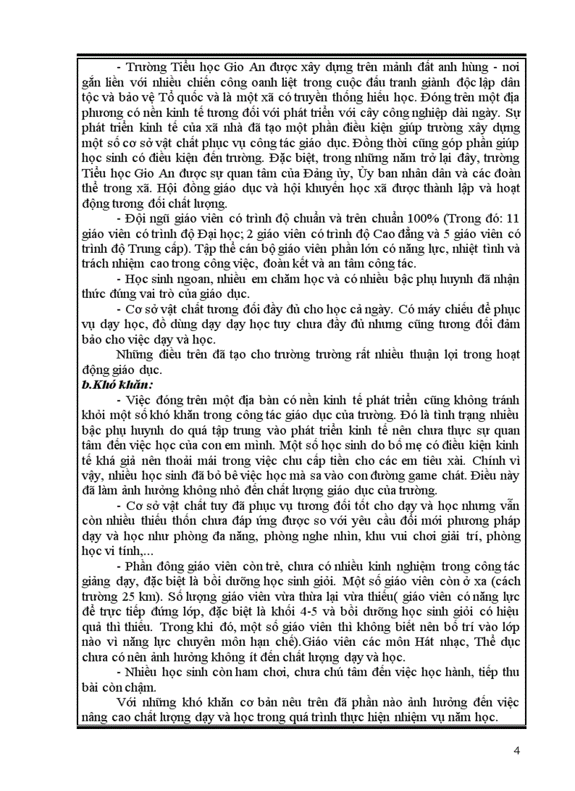 image for page Thực trạng và giải pháp nâng cao chất lượng giáo dục ở đơn vị Trường Tiểu học Gio An