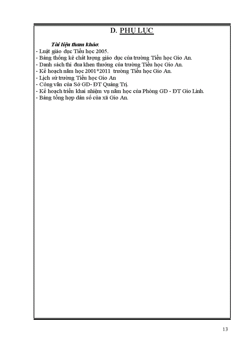 image for page Thực trạng và giải pháp nâng cao chất lượng giáo dục ở đơn vị Trường Tiểu học Gio An