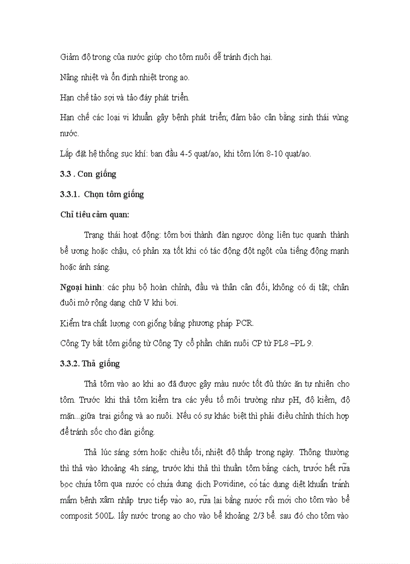 image for page Theo dõi và đánh giá mô hình nuôi tôm thẻ chân trắng của công ty Hải Nguyên TP Bạc Liêu