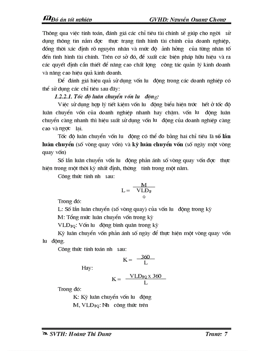 image for page Phân tích và đề xuất một số biện pháp nhằm nâng cao hiệu quả quản lý và sử dụng vốn lưu động của công ty cổ phần gốm sứ Cosevco 1
