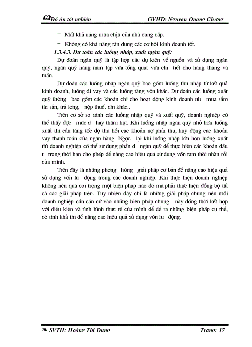 image for page Phân tích và đề xuất một số biện pháp nhằm nâng cao hiệu quả quản lý và sử dụng vốn lưu động của công ty cổ phần gốm sứ Cosevco 1