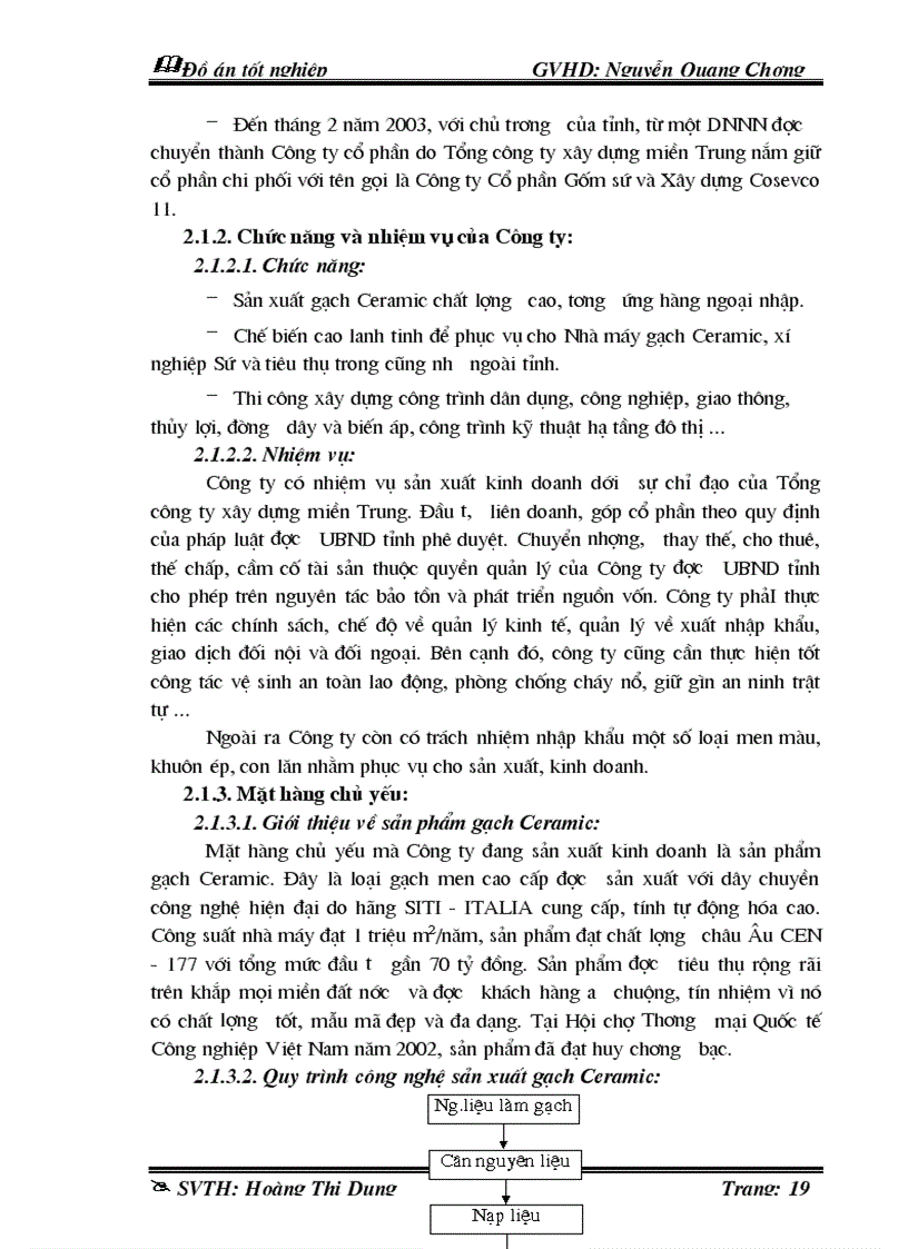 image for page Phân tích và đề xuất một số biện pháp nhằm nâng cao hiệu quả quản lý và sử dụng vốn lưu động của công ty cổ phần gốm sứ Cosevco 1