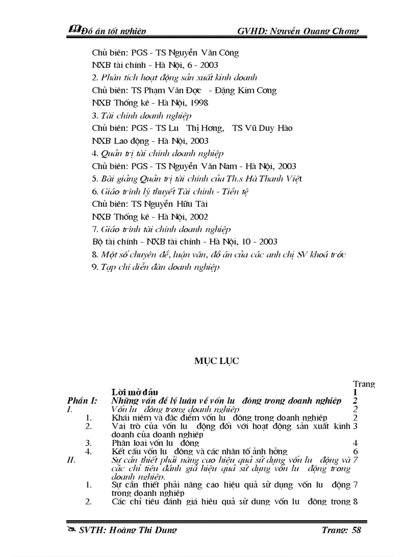 image for page Phân tích và đề xuất một số biện pháp nhằm nâng cao hiệu quả quản lý và sử dụng vốn lưu động của công ty cổ phần gốm sứ Cosevco 1