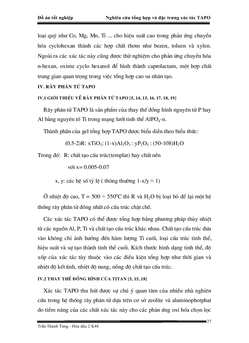image for page Nghiên cứu tổng hợp và đặc trưng xúc tác TAPO