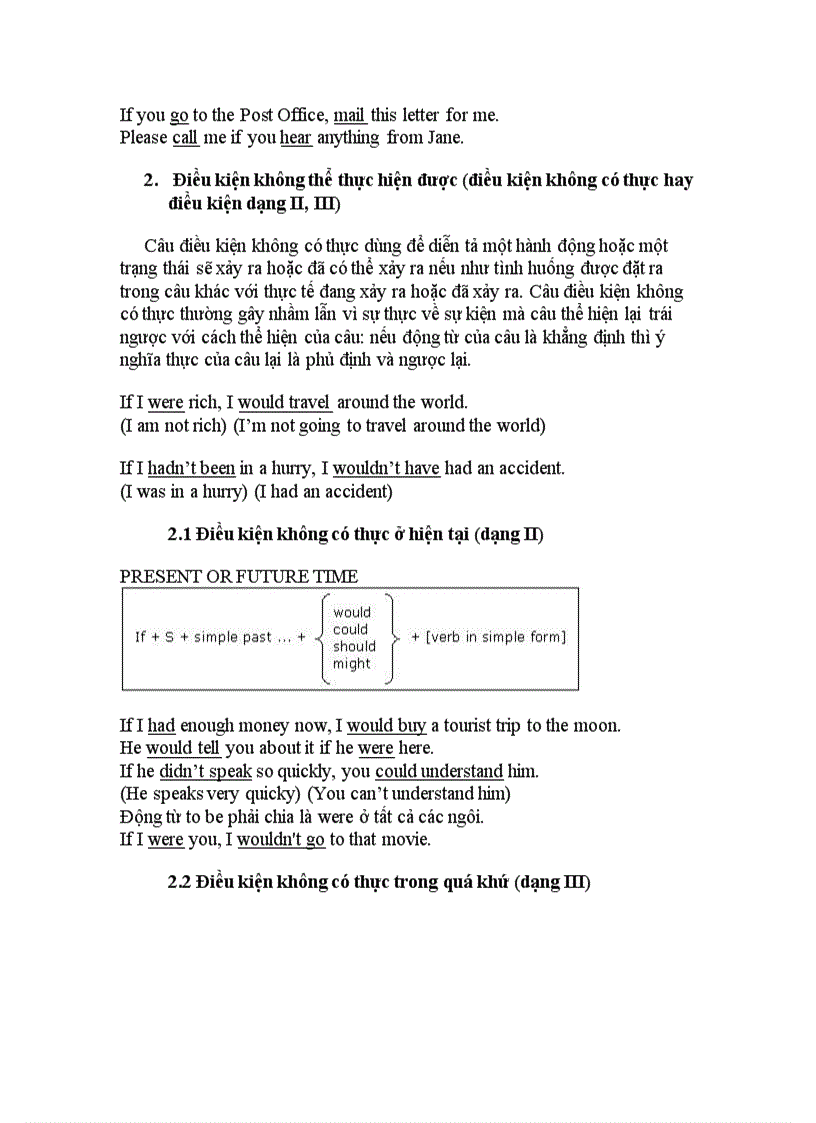 image for page Câu điều kiện trong tiếng anh