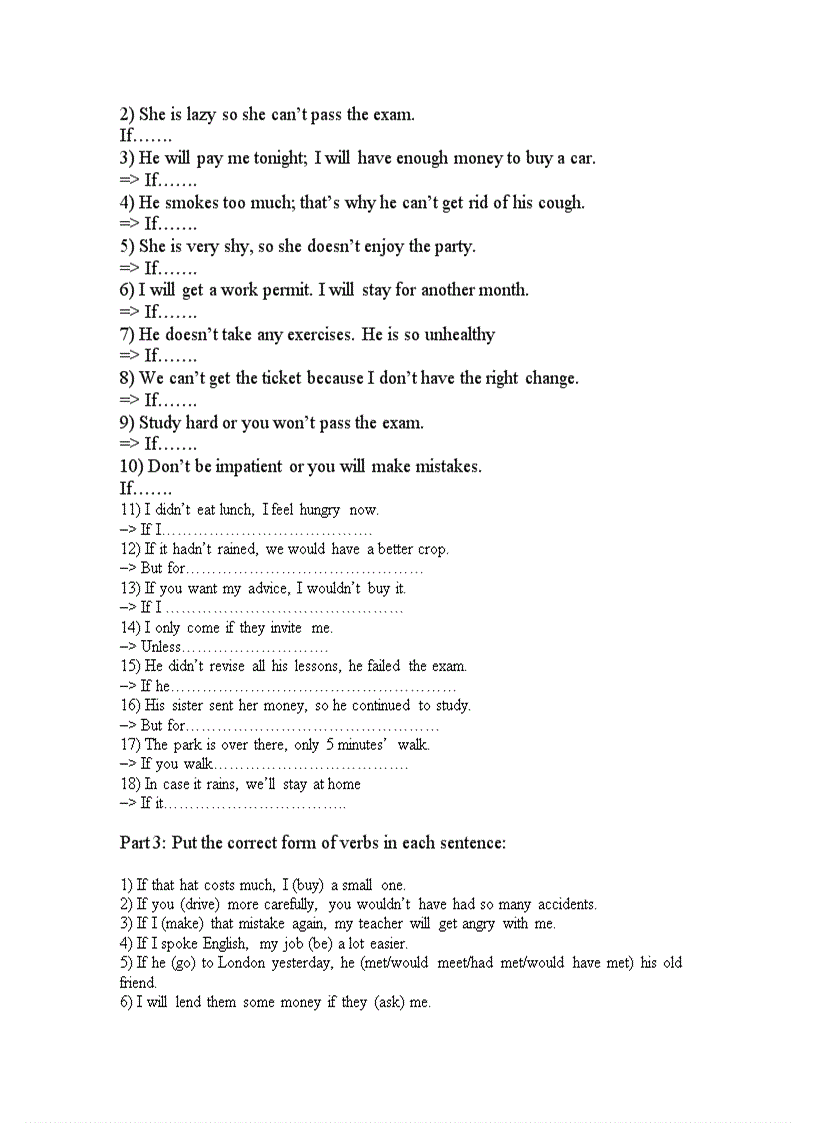 image for page Câu điều kiện trong tiếng anh