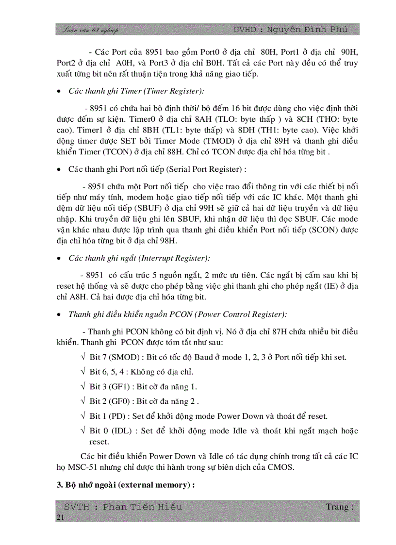 image for page Giao tiếp giữa kit vi điều khiển 8051 với máy tính
