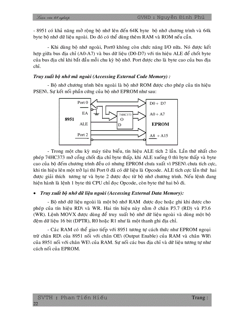 image for page Giao tiếp giữa kit vi điều khiển 8051 với máy tính